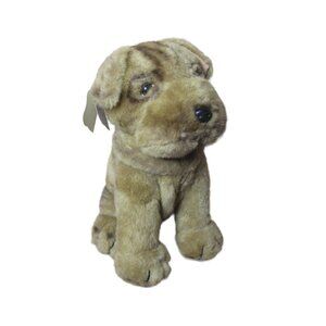 Snuggables Named CHAN Plush Shar-Pei Dog Vintage 1983  with tags